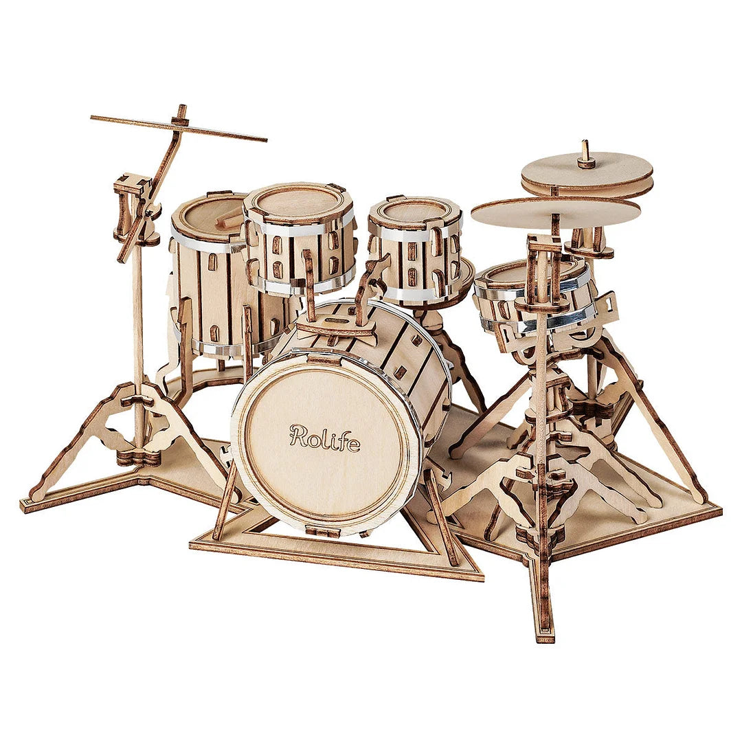 Robotime Drum Kit 3D Wooden Puzzle