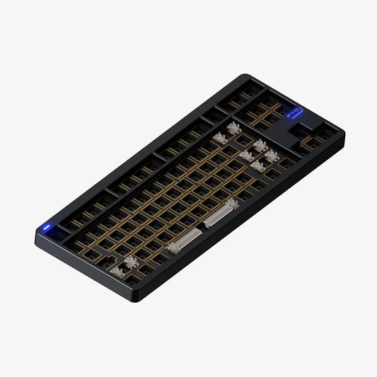 NuPhy Gem80 Barebones Wireless Custom Mechanical Keyboard Obsidian Black