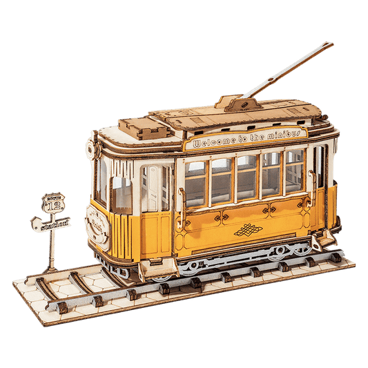 Robotime Historical Tramcar 3D Wooden Puzzle