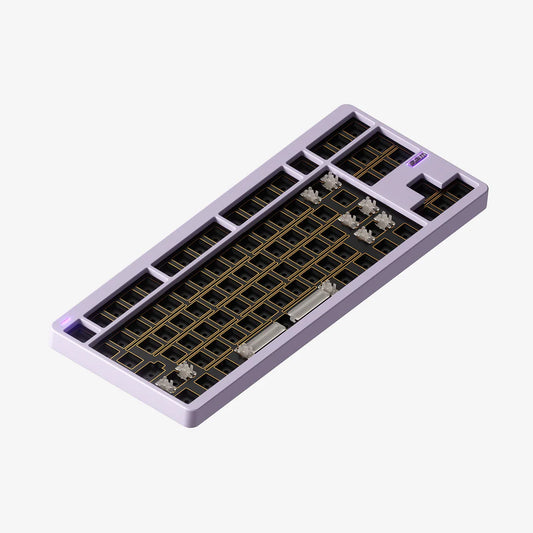 NuPhy Gem80 Barebones Wireless Custom Mechanical Keyboard Airy Lilac
