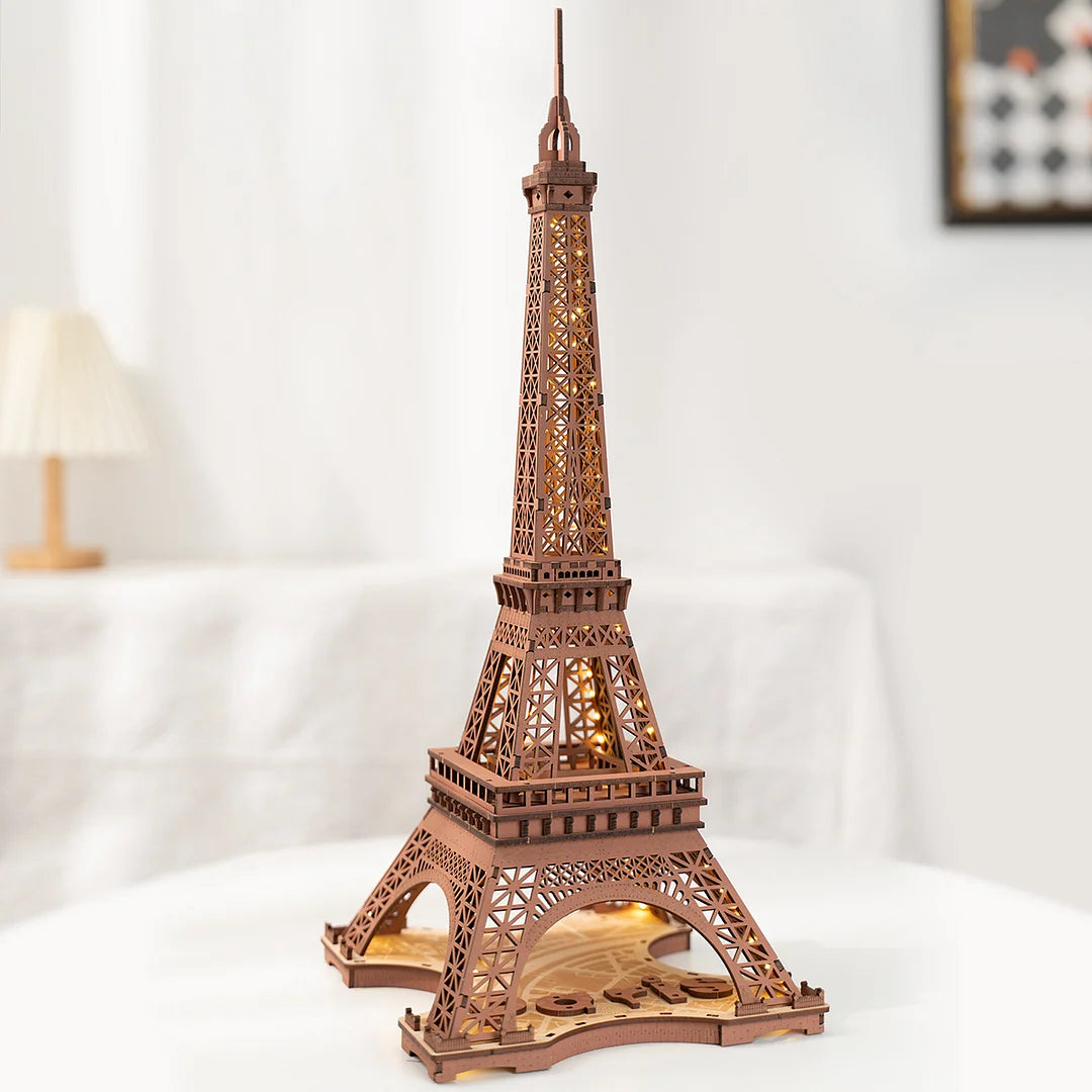 Robotime Night of the Eiffel Tower 3D Wooden Puzzle