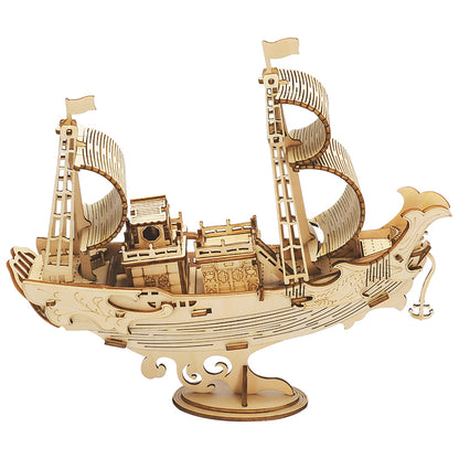 Robotime Japanese Diplomatic Ship 3D Wooden Puzzle