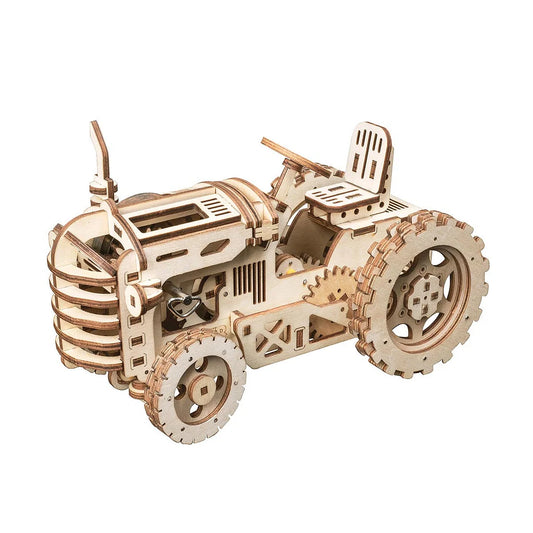 Robotime Tractor Mechanical Gears DIY 3D Wooden Puzzle