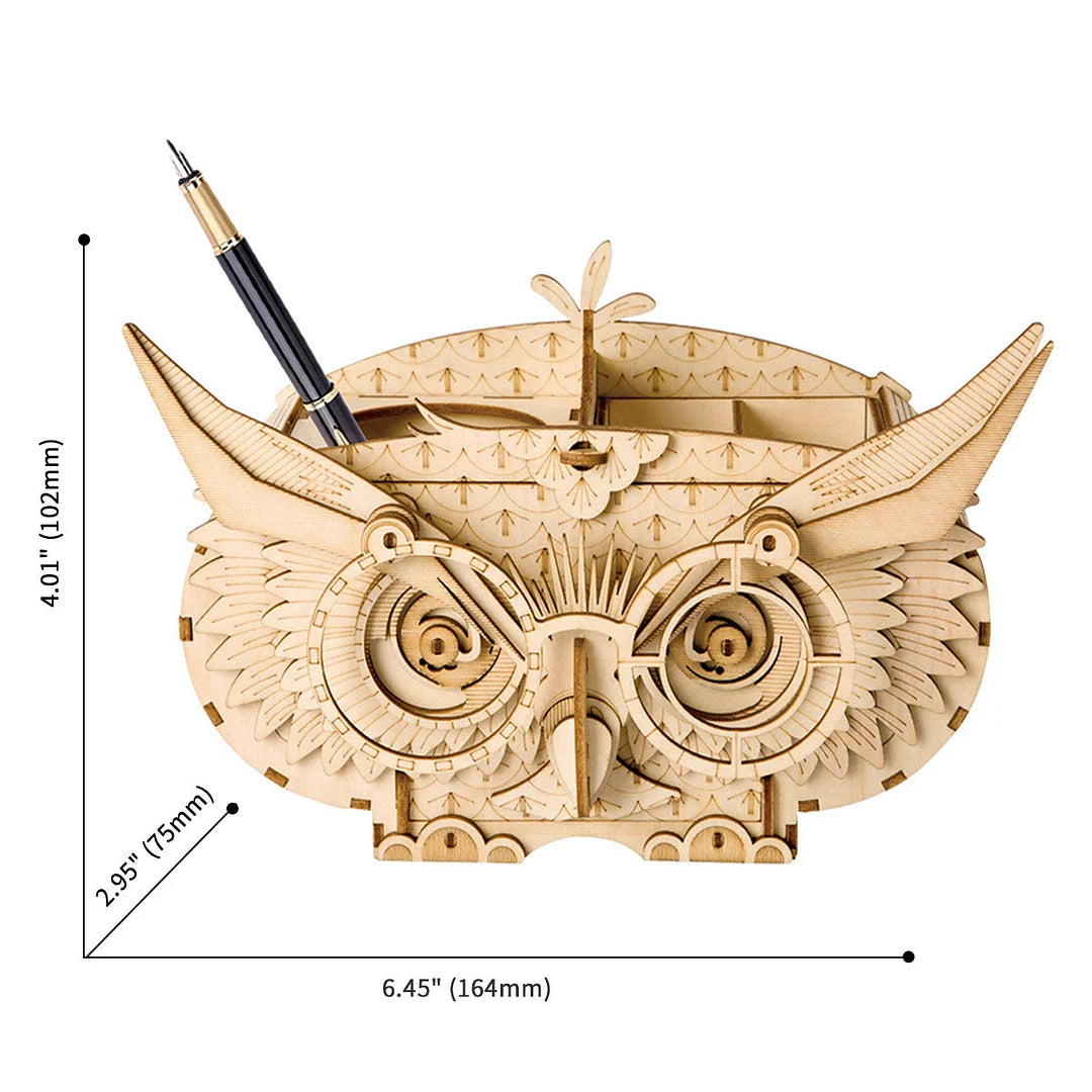 Robotime Owl Storage Box 3D Wooden Puzzle