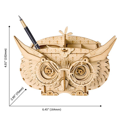 Robotime Owl Storage Box 3D Wooden Puzzle