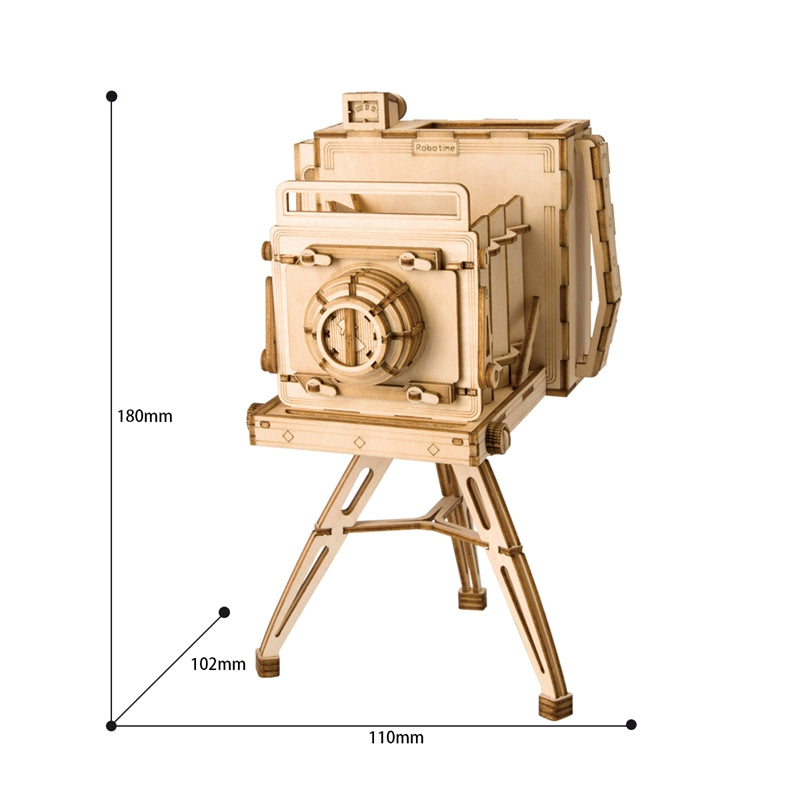 Robotime Vintage Camera 3D Wooden Puzzle