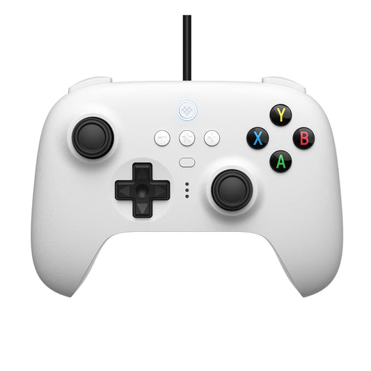 8BitDo Ultimate Wired Controller Windows, Steam Deck, & Raspberry Pi White