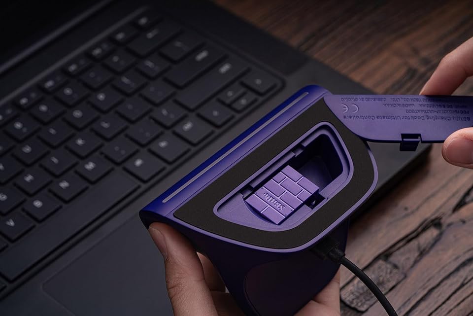8BitDo Ultimate 2.4G Gaming Controller with Charging Dock (Hall Effect Joysticks) Purple