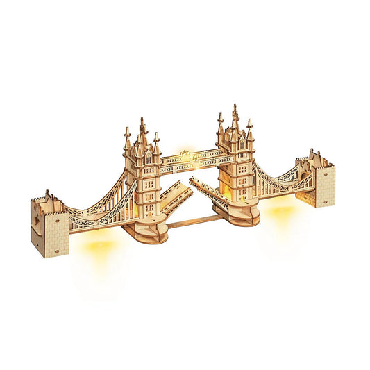 Robotime Tower Bridge with Lights 3D Wooden Puzzle