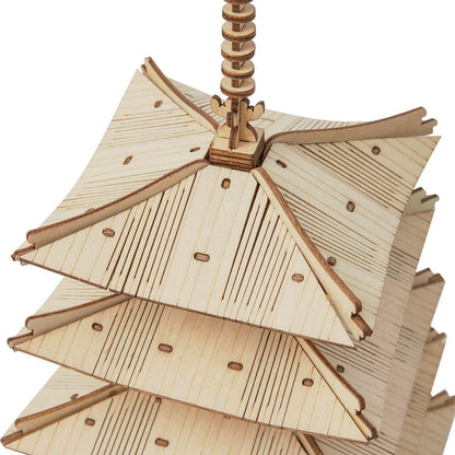 Robotime DIY Five-Storied Pagoda 3D Wooden Puzzle