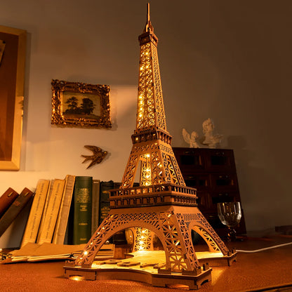 Robotime Night of the Eiffel Tower 3D Wooden Puzzle