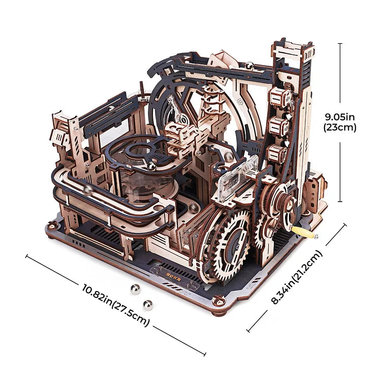 Robotime Marble Spaceport Marble Run 3D Wooden Puzzle