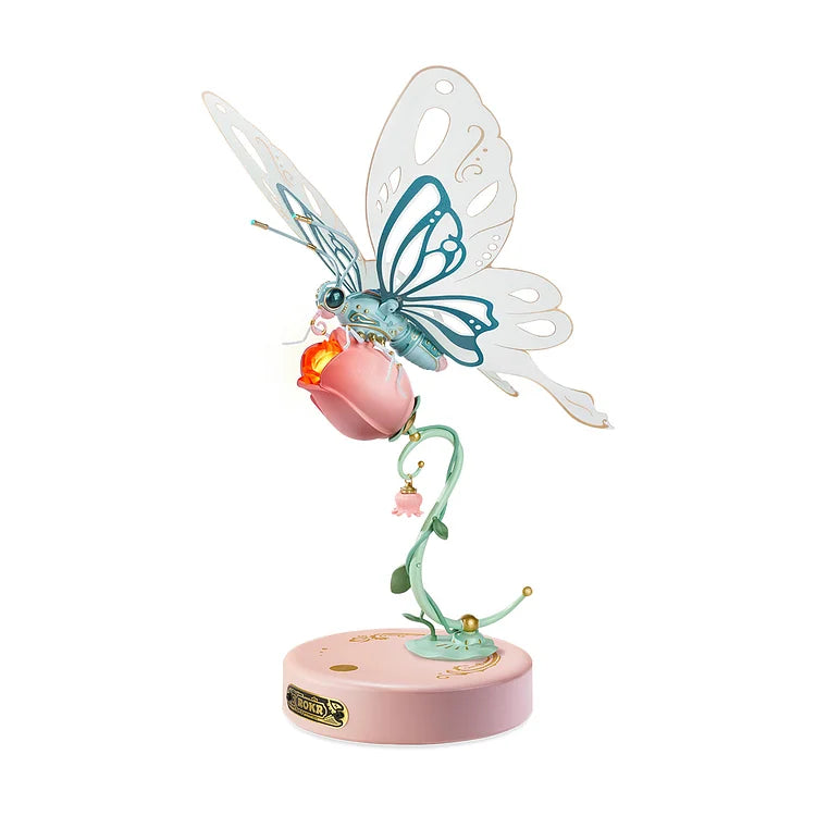 Robotime Butterfly DIY Mechanical 3D Puzzle Pink