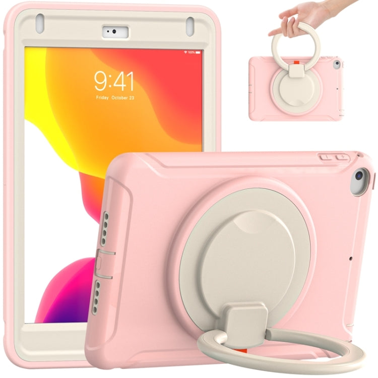 Shockproof Cover With Stand & Hand & Shoulder Strap iPad Mini 5 & Mini 4 Pink