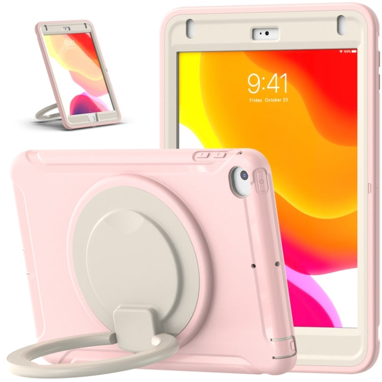 Shockproof Cover With Stand & Hand & Shoulder Strap iPad Mini 5 & Mini 4 Pink