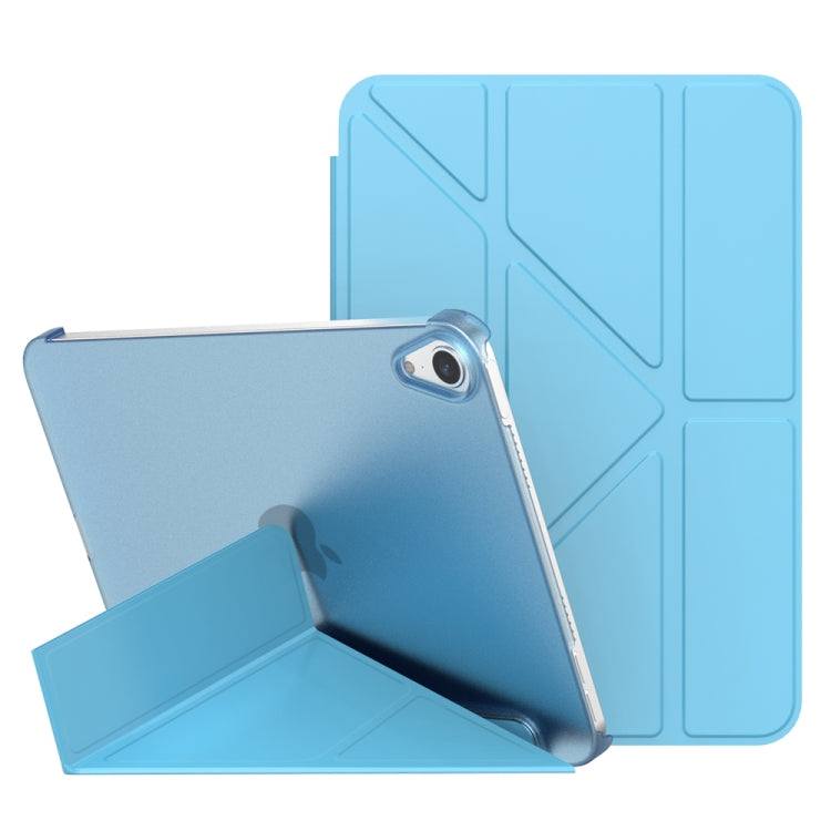 Origami Flip Cover & Stand With Pen Slot For Apple iPad Mini 6 2021 Sky