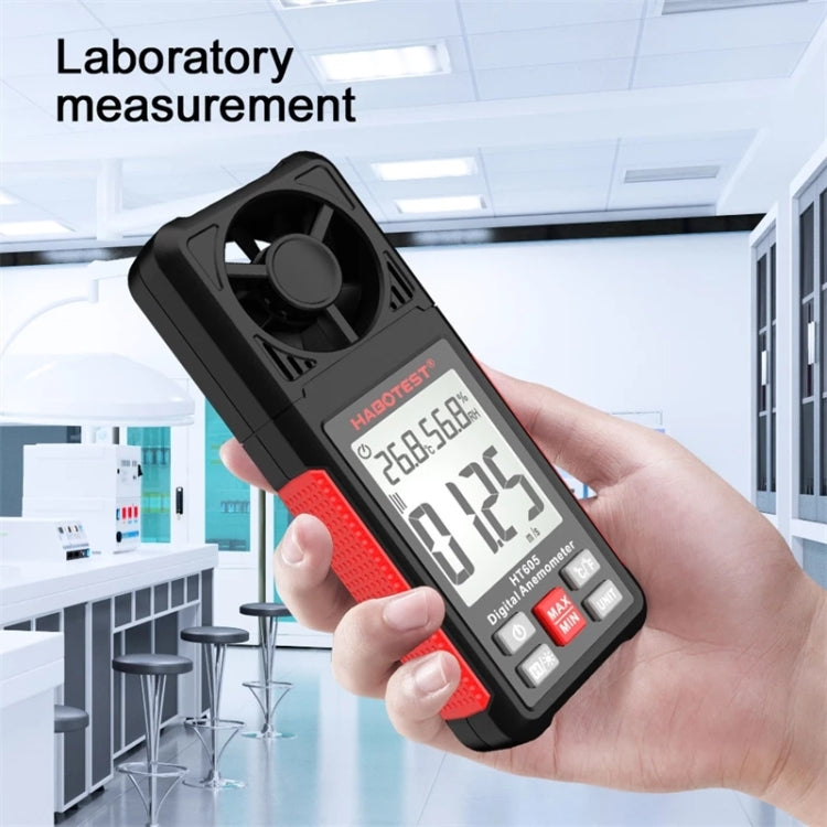 HABOTEST HT605 Portable Digital Display Handheld Wind Speed Tester