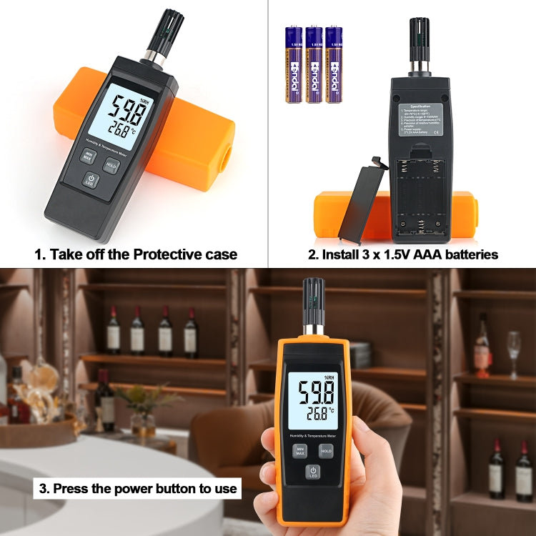 RZ852 Digital Temperature and Humidity Meter