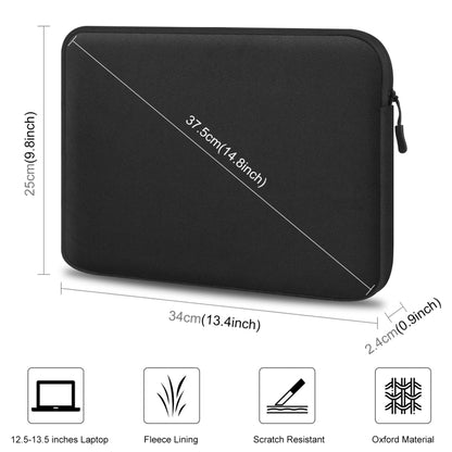 Haweel Laptop Sleeve Bag Mousepad For 12.5 inch to 13.5 inch Laptops Black