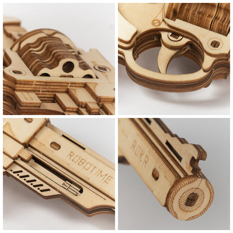 Robotime Corsac M60 Justice Guard DIY 3D Wooden Gun