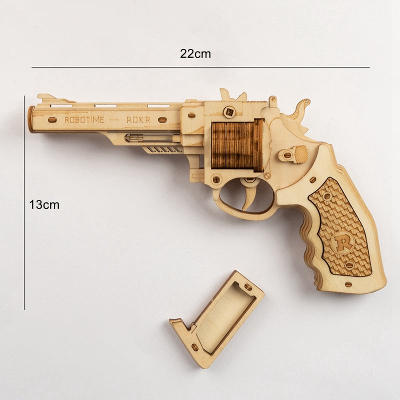 Robotime Corsac M60 Justice Guard DIY 3D Wooden Gun