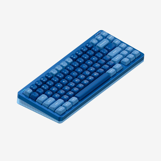 NuPhy Halo75 V2 Wireless Mechanical Keyboard (Raspberry Switches) Lagoon Blue