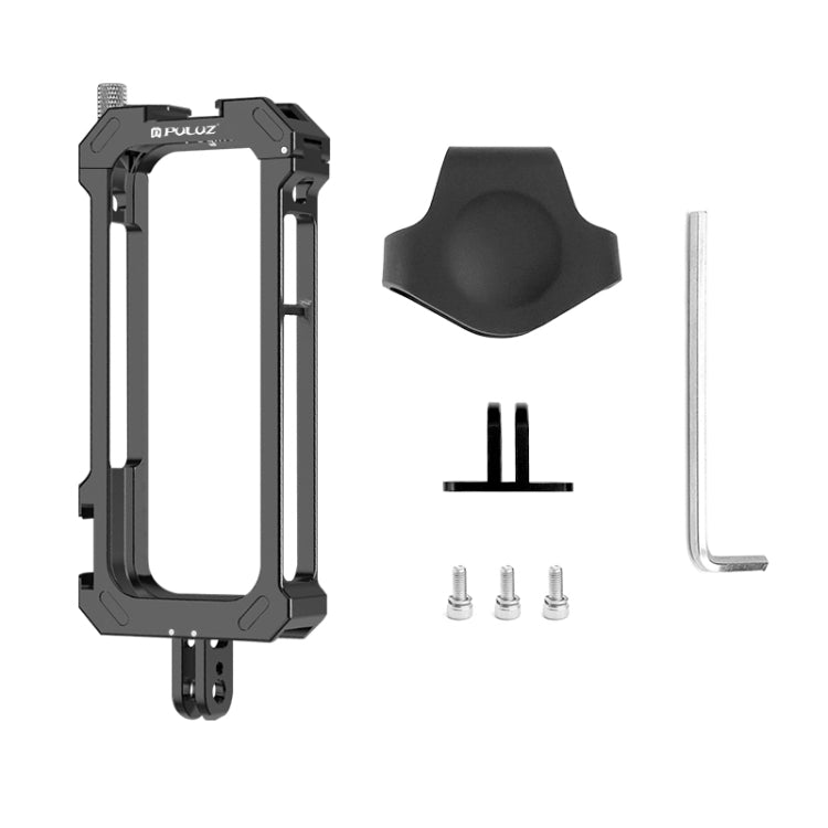 Puluz Cage Rig Housing Insta360 X3 With Cold Shoe Base & Tripod Adapter