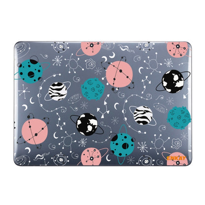 Space Themed Hard Case Cover for 2021 MacBook Pro 14 inch A2442 - Geometric Planet