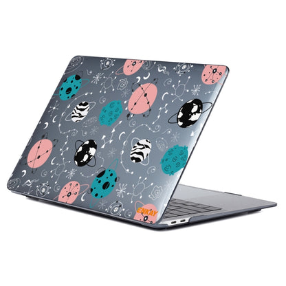 Space Themed Hard Case Cover for 2021 MacBook Pro 14 inch A2442 - Geometric Planet