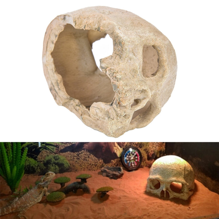 Skull Resin Decor Ornament For Fish Tank Aquariums & Terrariums