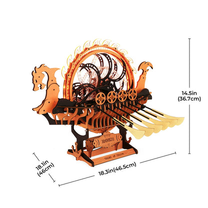 Robotime Viking Dragon Ship Mechanical 3D Wooden Puzzle