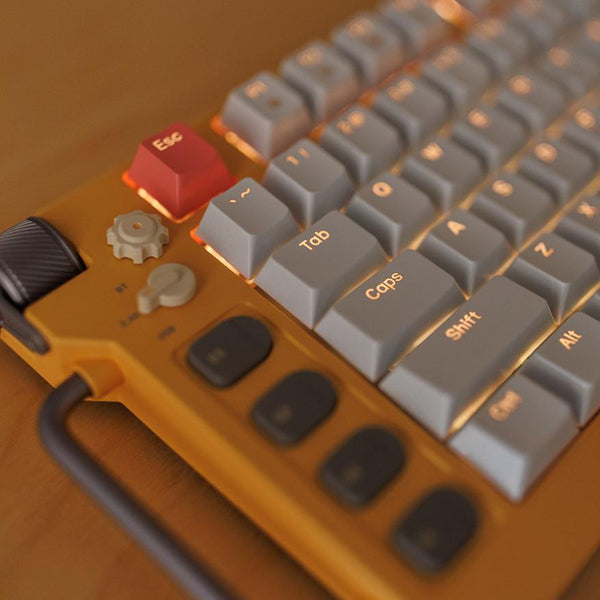 NuPhy Field75 Shine-Through PC Keycaps Electro
