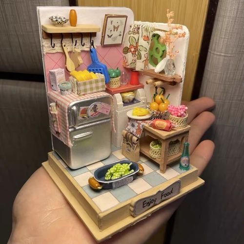 Taste Life Kitchen DIY Miniature Room Kit