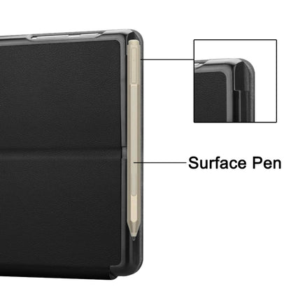 Microsoft Surface Go Flip Cover with Pen Holder Black - We Love Gadgets