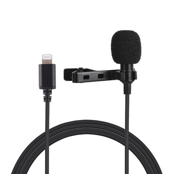 1.5m 8 Pin iPhone Wired Condenser Recording Microphone