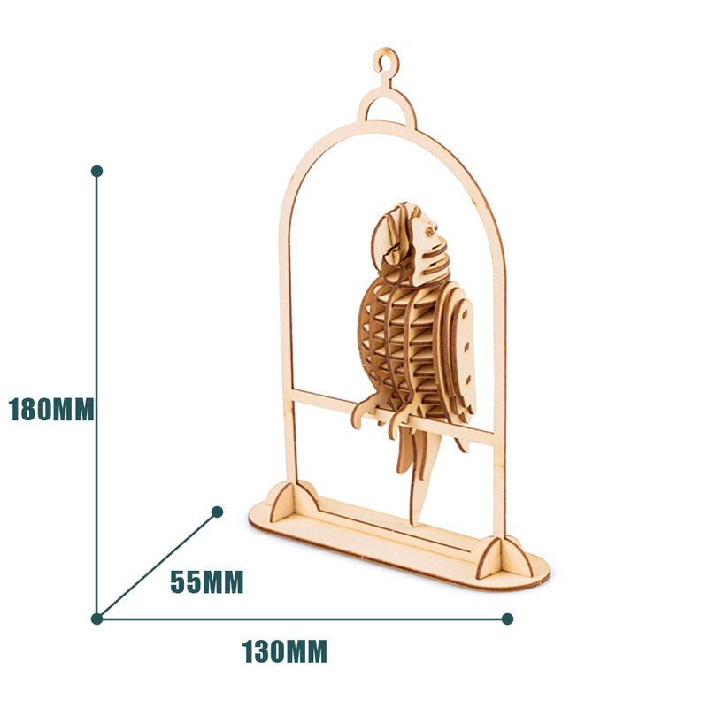 Robotime Parrot Animal Modern 3D Wooden Puzzle