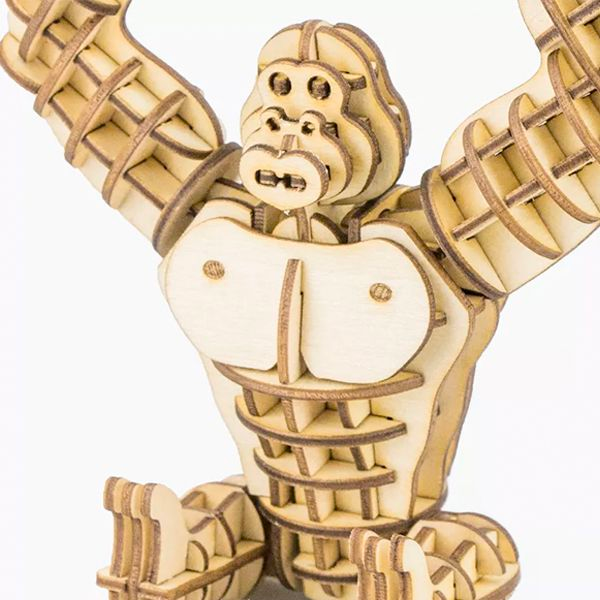 Robotime Gorilla Animal Modern 3D Wooden Puzzle