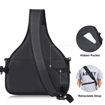 PULUZ Crossbody Camera Bag with Removeable Lens Bag