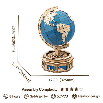 Robotime The Globe Model 3D Wooden Puzzle