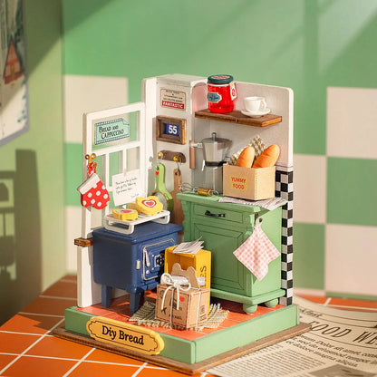 Afternoon Baking Time DIY Miniature Room Kit
